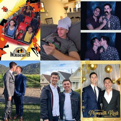 Photo of Brock Ciarlelli and his boyfriend Kameron Tarlow.